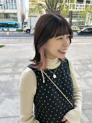 ミディアム カラー 【代表】 たき〜のヘアスタイル