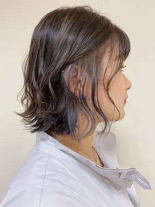 ミディアム カラー 【カラーリスト】 Likka.のヘアスタイル