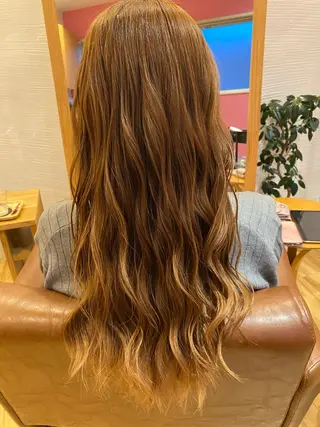 ロング カラー ヘアアレンジ Design Color🐰アユミのヘアスタイル