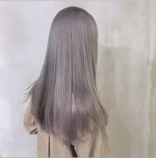 カラー 渋谷🎨ハイトーン× エクステ🎨レンのヘアスタイル