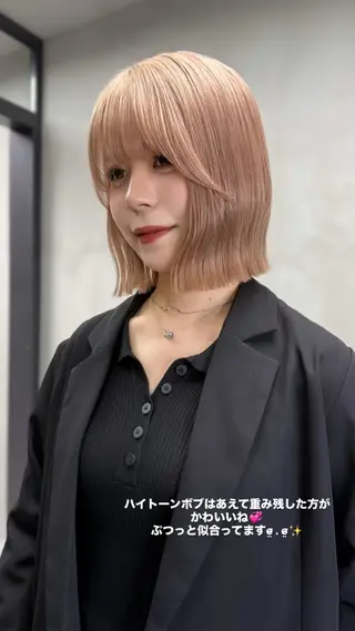 ショート 横田 七美のヘアスタイル