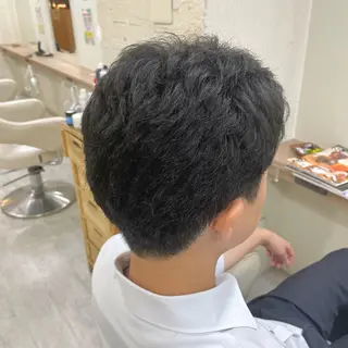 メンズ Nest千葉颯 パーマモデル募集のヘアスタイル