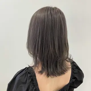 セミロング カラー 🎀透明感カラー🎀 mikaのヘアスタイル