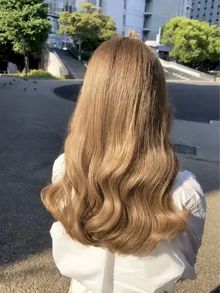 ロング カラー 鈴木直之/ハイトーン /ボブ/美髪矯正のヘアスタイル