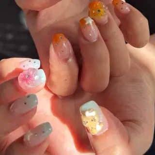 ショート 小川 柚香のネイルデザイン