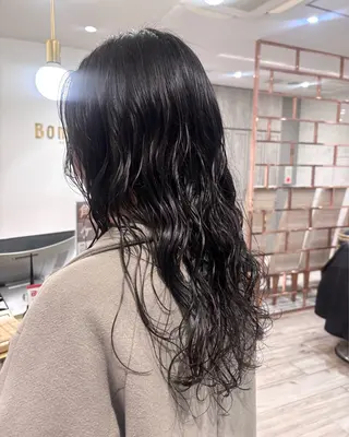 ロング パーマ かどたはるな レイヤー/パーマのヘアスタイル