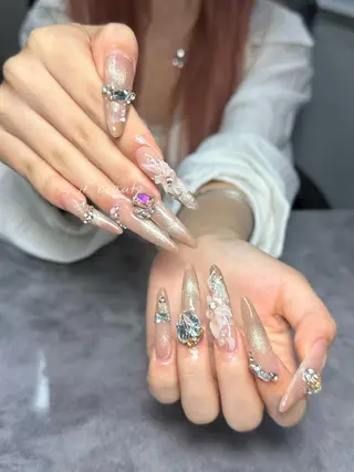 ネイル if Hair＆Nail Salon所属・IKA /海外ネイル /個性派/ワンホンのネイルデザイン