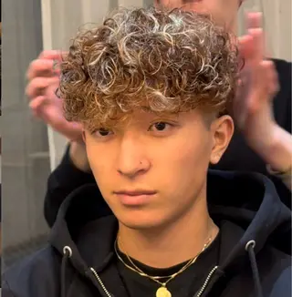 パーマ メンズ kenshin/艶髪 /似合わせカットのヘアスタイル