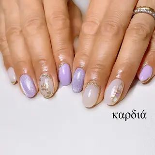 ネイル καρδιά -ｶﾙﾃﾞｨｱ-のネイルデザイン