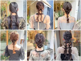 ヘアアレンジ 安永 涼のヘアスタイル
