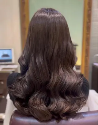 セミロング レイヤーカット｜美髪 ｜青山のヘアスタイル