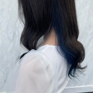 ミディアム カラー たかはし まいのヘアスタイル