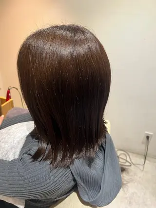 ミディアム カラー ブルームヘアデザイン かこ。のヘアスタイル