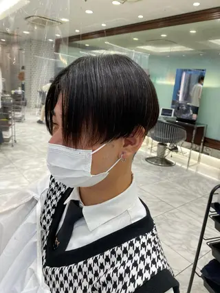 ショート メンズ ❤️パーマ美容師✂︎ 井口美緒のヘアスタイル