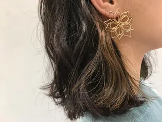 セミロング カラー 🦖鶴岡香純🦖 育休中のヘアスタイル