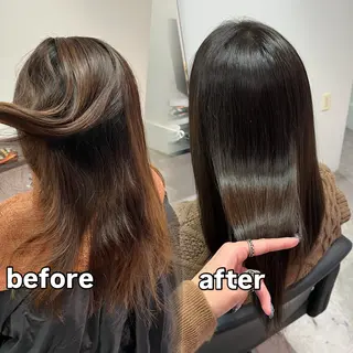 セミロング パーマ 庄内＊三国baron ANJUのヘアスタイル