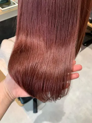 ミディアム カラー hub hair レイヤー/透明感のヘアスタイル