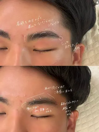 メンズ アイブロウ GO TODAY SHAiRE SALON Vellmie店所属・吉祥寺kasumi 🌛eye/browのマツエク・マツパデザイン
