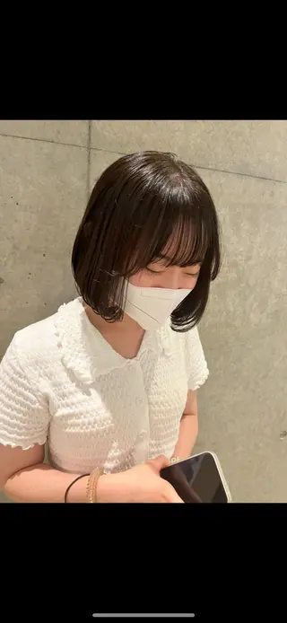 ミディアム カラー 透明感カラー/ レイヤーkotonoのヘアスタイル