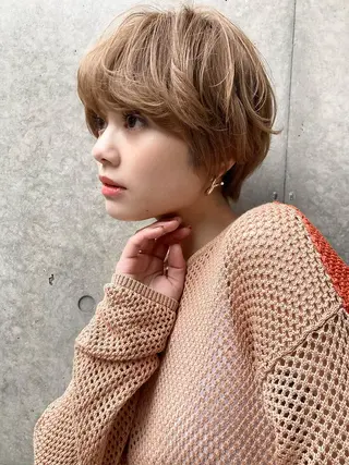 ショート カラー 韓国ヘア sasugaのヘアスタイル