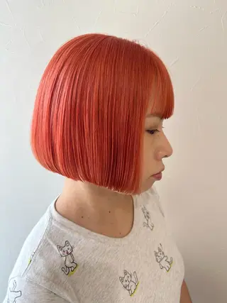 ショート 美容室FaB千葉店所属・千葉ハイトーンカラー KASUMIのヘアスタイル