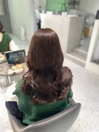 セミロング カラー パーマ ヘアアレンジ メンズ キッズ Lumo所属・💖横浜ブリーチなし 💖MIHOのヘアスタイル