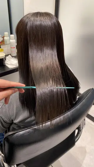 ロング カラー パーマ ヘアアレンジ 髪質改善絹髪質感TR レイヤーカット/熊澤のヘアスタイル