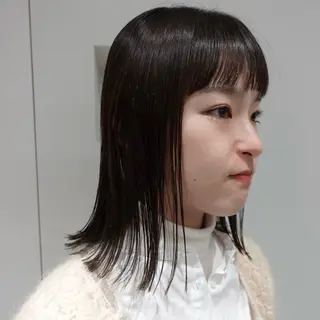 ミディアム パーマ ヘアアレンジ 🌐サトウ リョウ🌐のヘアスタイル