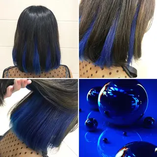 ミディアム カラー "PEPPU "所属・🌈推し色派手髪 ハイトーンShinのヘアスタイル