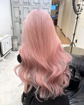 ロング カラー ANKH CROSS 🦋mako🦋のヘアスタイル