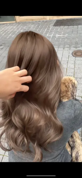 カラー 韓国ヘア/レイヤー Londエレンのヘアスタイル