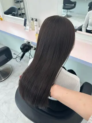 セミロング カラー 🫧ハイトーン🫧 ベージュ🫧徹哉のヘアスタイル