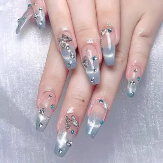 ネイル 🦋チップ長さだし 専門店🦋のネイルデザイン