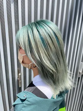 ミディアム カラー パーマ ヘアアレンジ メンズ キッズ ネイル マツエク・マツパ メンズ特化 しゅうへいのヘアスタイル