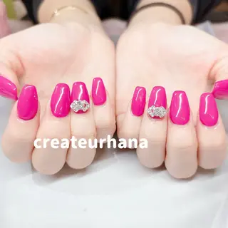 ネイル クレアトゥール華所属・クレアトゥール華 西村のネイルデザイン