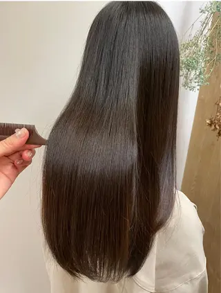 セミロング パーマ 暖色カラー/似合わせ カット/名古屋/辻のヘアスタイル