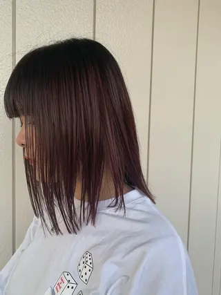 ミディアム カラー Stir Maison 大宮所属・ryuma/ボブ /透明感カラーのヘアスタイル