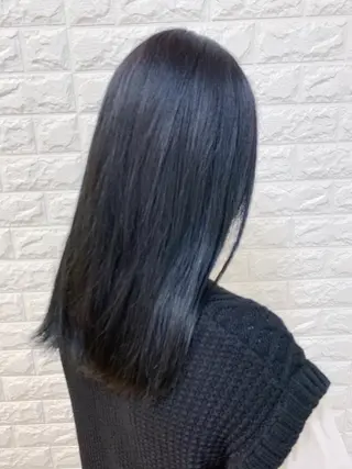 ロング カラー 福森 みずきのヘアスタイル