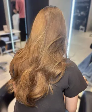 ロング カラー 艶カラー♡クール トレンドヘア♡アユミのヘアスタイル