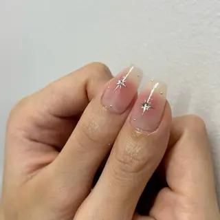 ネイル rina ニュアンス♡ワンホンのネイルデザイン