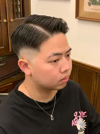 ショート メンズ ヒロ銀座 バーバーショップ神楽坂所属・ひらお あおとのヘアスタイル