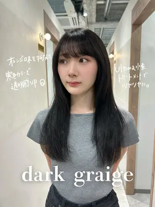 ロング カラー SALOWIN栄 三丁目 木戸里実のヘアスタイル