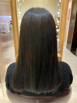 ミディアム カラー なつな/ 透明感カラーのヘアスタイル