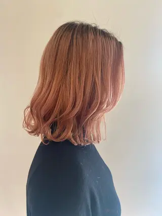 ミディアム 水島 悠香子のヘアスタイル