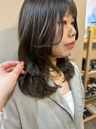 ミディアム Ran /髪質改善 /こだわりカットのヘアスタイル
