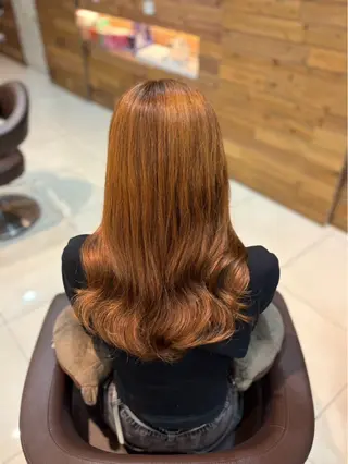 ロング パーマ 🌈暖色カラー LOHASせいな🌈のヘアスタイル