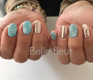 ショート ネイル Belle fleurのネイルデザイン