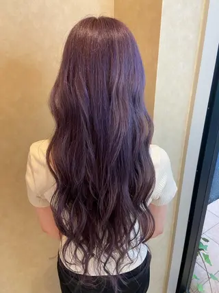 ロング カラー 小林 亜紀のヘアスタイル
