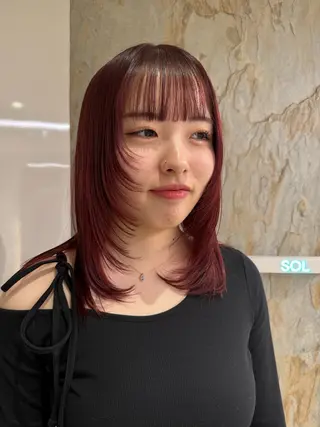 カラー 艶ブリーチ/表参道 ハイトーン /実乃梨のヘアスタイル