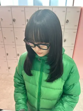 ロング カラー エフェクトブリーチ／ レイヤーカット／翔のヘアスタイル